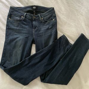 Dark Wash Paige Skinny jeans